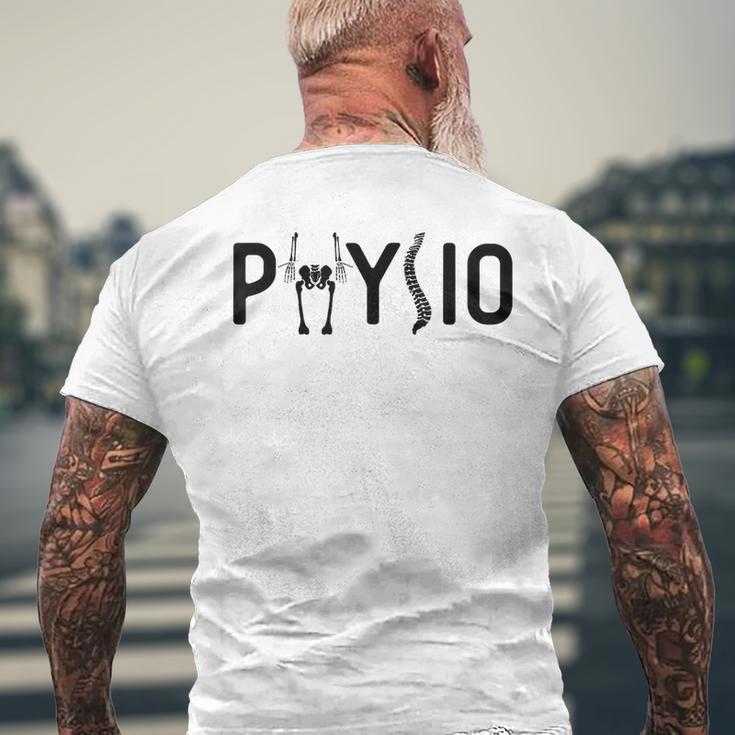 Physiotherapy Physiotherapy Physiotherapy Physio S T-Shirt mit Rückendruck Geschenke für alte Männer