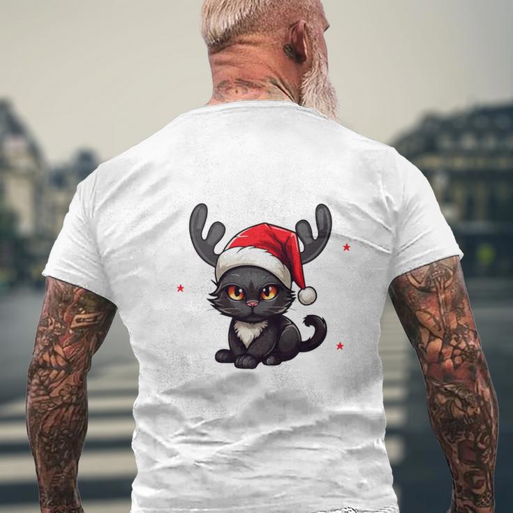 Reindeer Was Out Sold Out Cats Christmas T-Shirt mit Rückendruck Geschenke für alte Männer