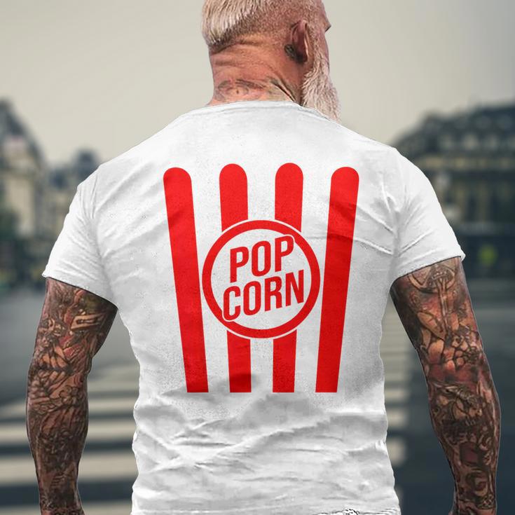 Retro Popcorn Costume For Carnival Fancy Dress T-Shirt mit Rückendruck Geschenke für alte Männer