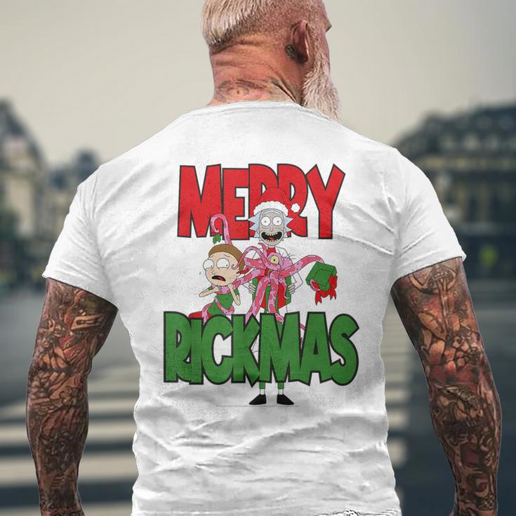 Rick & Morty Merry Rickmas Blue T-Shirt mit Rückendruck Geschenke für alte Männer