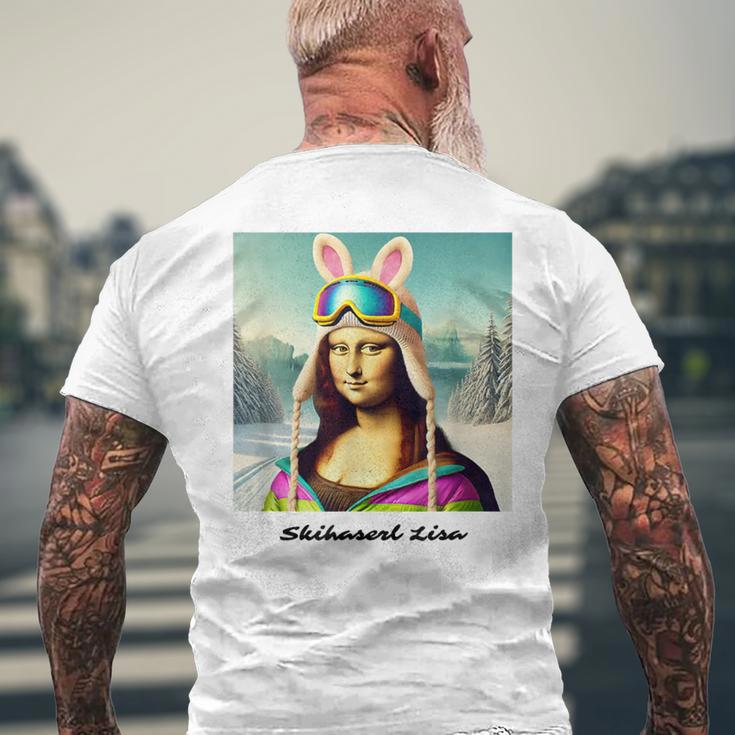 Skihaserl Lisa Mona Apres Ski Haserl Ski Holiday Team Outfit T-Shirt mit Rückendruck Geschenke für alte Männer