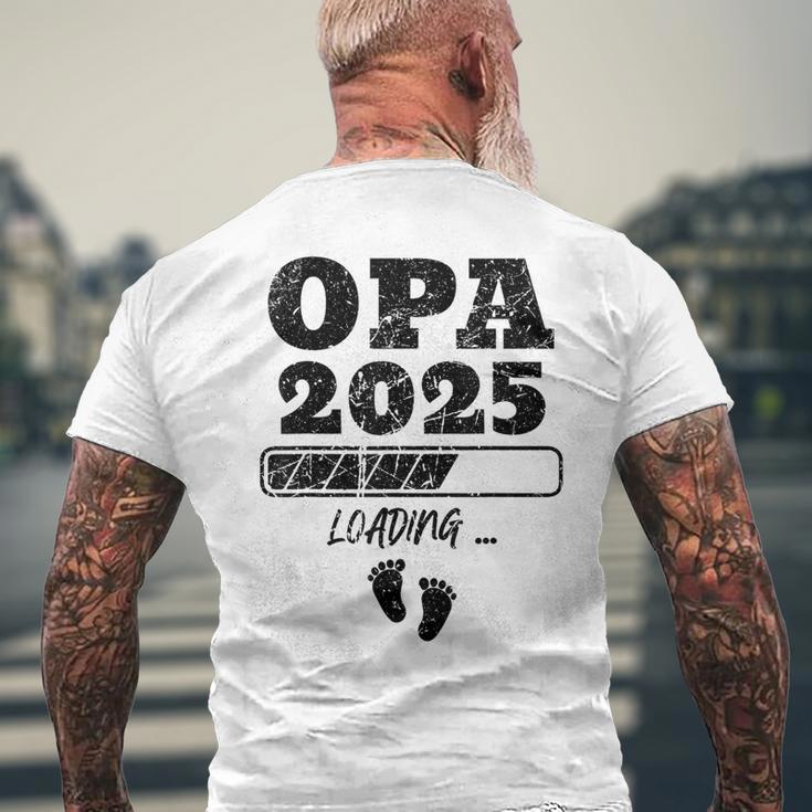 Zum Opa Beförders 2025 Gray T-Shirt mit Rückendruck Geschenke für alte Männer