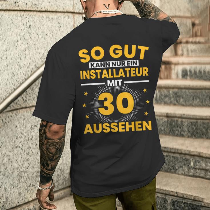 30Th Birthday Plumber T-Shirt mit Rückendruck Geschenke für Ihn