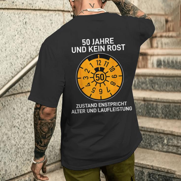 50 Geburtstag Mann Frau 50 Jahre Deko 1975 Geschenk Lustig T-Shirt mit Rückendruck Geschenke für Ihn