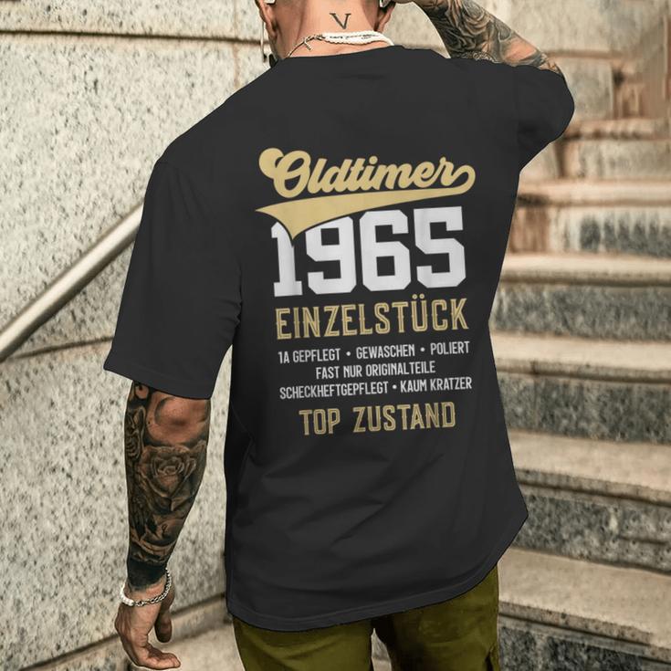 58 Jahre Oldtimer 1965Intage 58Th Birthday T-Shirt mit Rückendruck Geschenke für Ihn