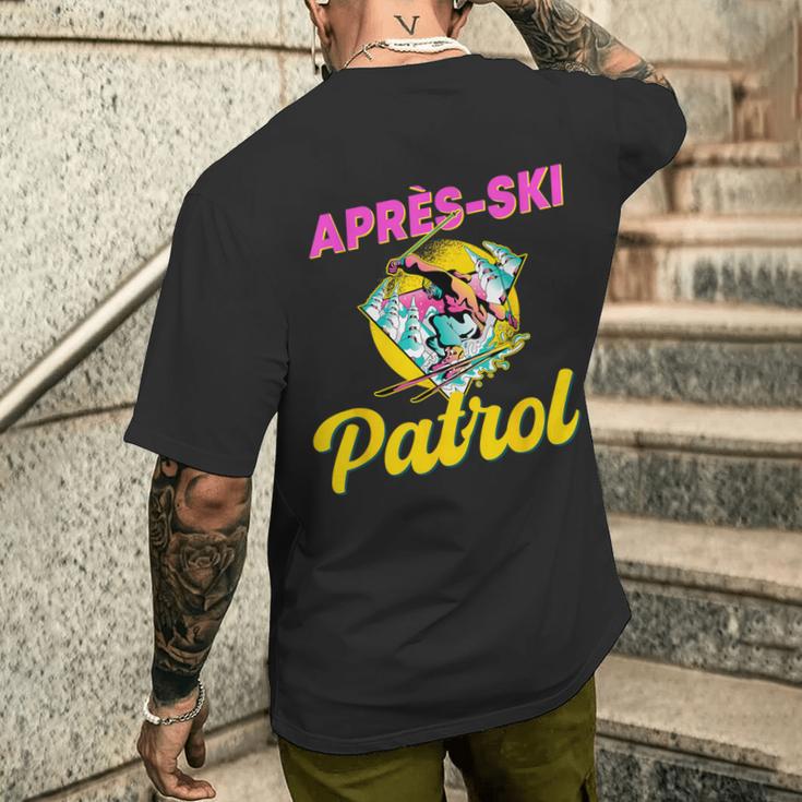 80S Retro Apres-Ski Patrol Wear 90S Skiing T-Shirt mit Rückendruck Geschenke für Ihn