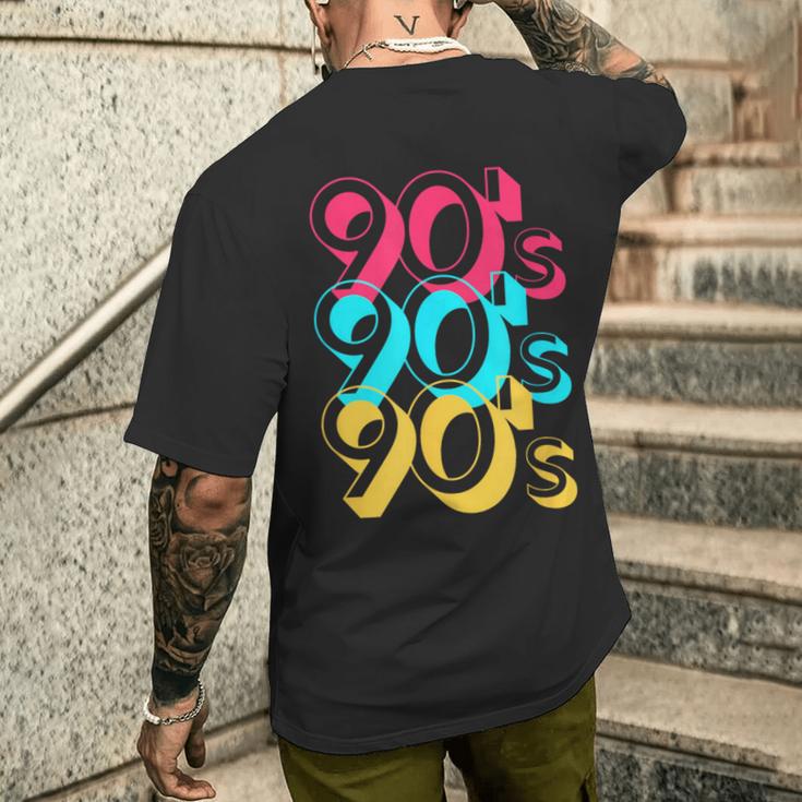 For 90S In Fan 90S Music Party T-Shirt mit Rückendruck Geschenke für Ihn