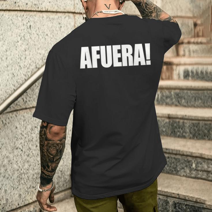 Afuera President Milei Libertarian T-Shirt mit Rückendruck Geschenke für Ihn