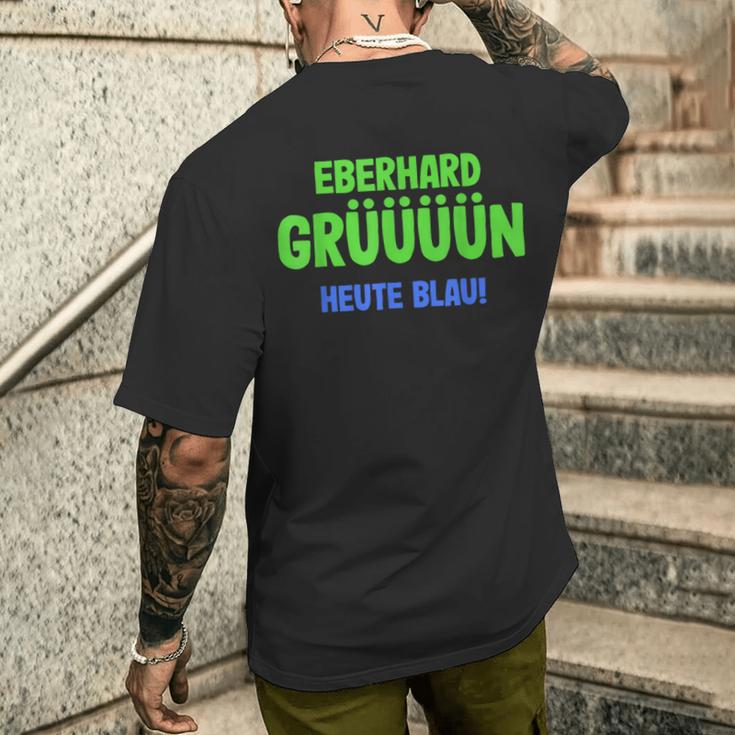 Apres Ski Ski Partner Look Eberhard Cordula Green T-Shirt mit Rückendruck Geschenke für Ihn