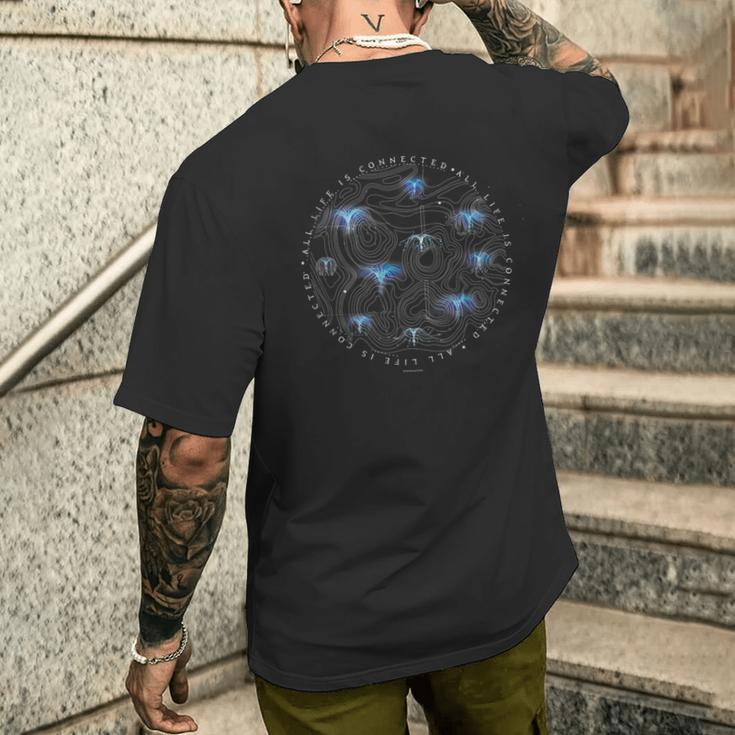 Avatar Pandora Woodsprites All Life Is Connected T-Shirt mit Rückendruck Geschenke für Ihn