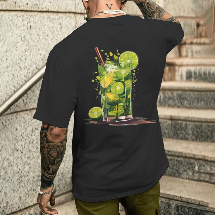 Beautiful Cocktail Party With This Brazil Caipirinha Costume T-Shirt mit Rückendruck Geschenke für Ihn