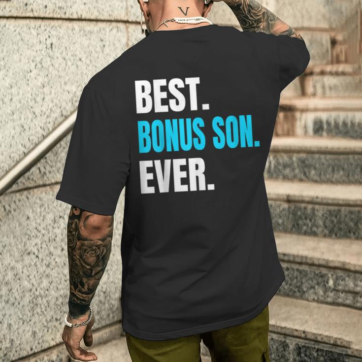 Best Bonus Son Ever T-Shirt mit Rückendruck Geschenke für Ihn