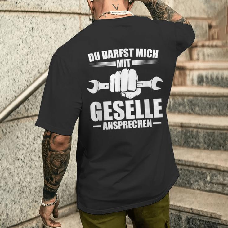 Bestandene Gesell S T-Shirt mit Rückendruck Geschenke für Ihn