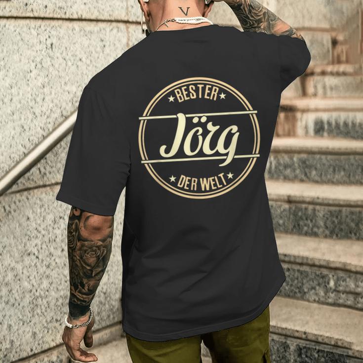 Bester Jörg Der Welt Jörg T-Shirt mit Rückendruck Geschenke für Ihn