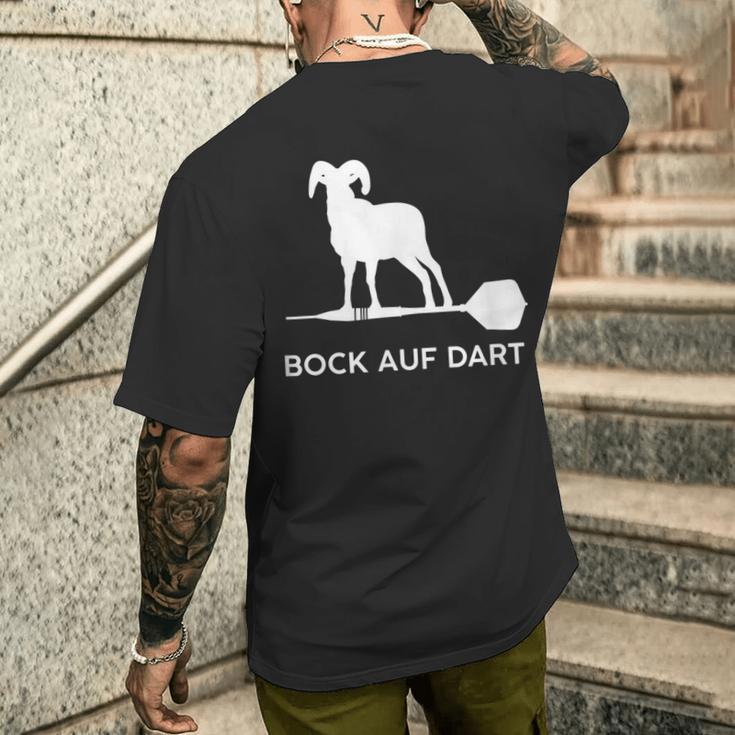 Bock Auf Dart Darts Accessory T-Shirt mit Rückendruck Geschenke für Ihn