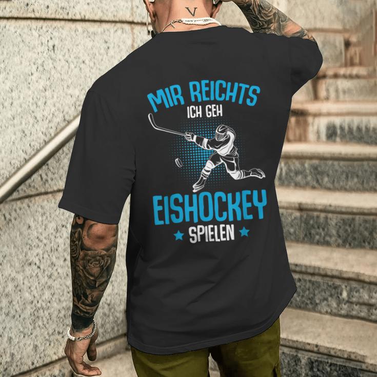 Boys' Mir Reichts Ich Geh Eishockey Spiel T-Shirt mit Rückendruck Geschenke für Ihn