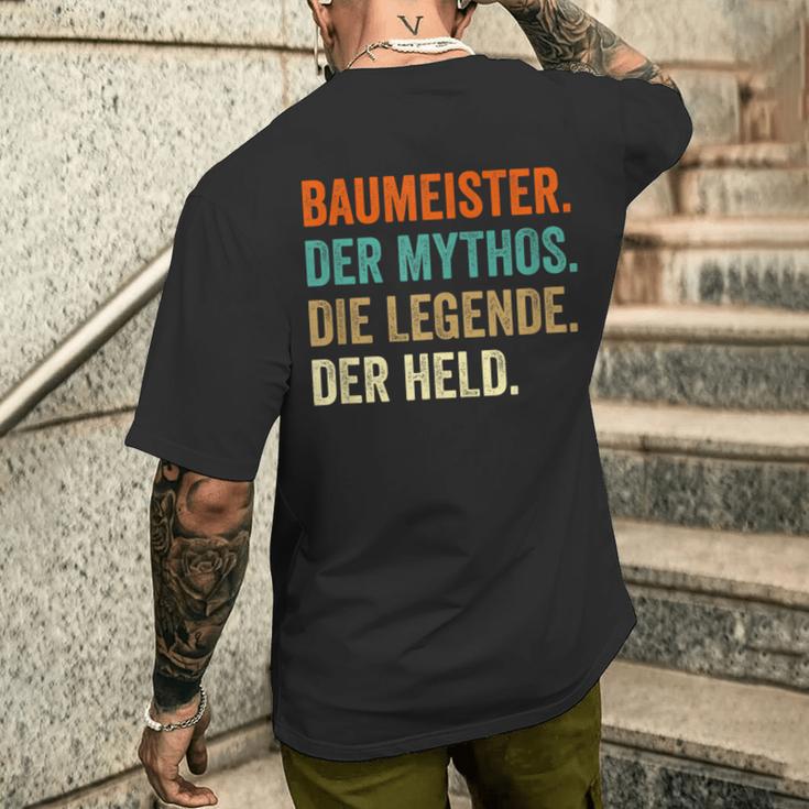 Builder T-Shirt mit Rückendruck Geschenke für Ihn