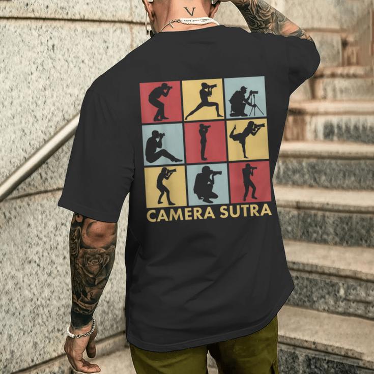 Camera Sutra Camera Photography Photographer T-Shirt mit Rückendruck Geschenke für Ihn