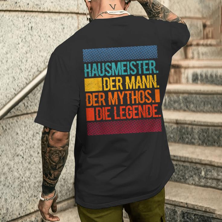 Caretaker Of The Man Of Mythos The Legend Idea T-Shirt mit Rückendruck Geschenke für Ihn