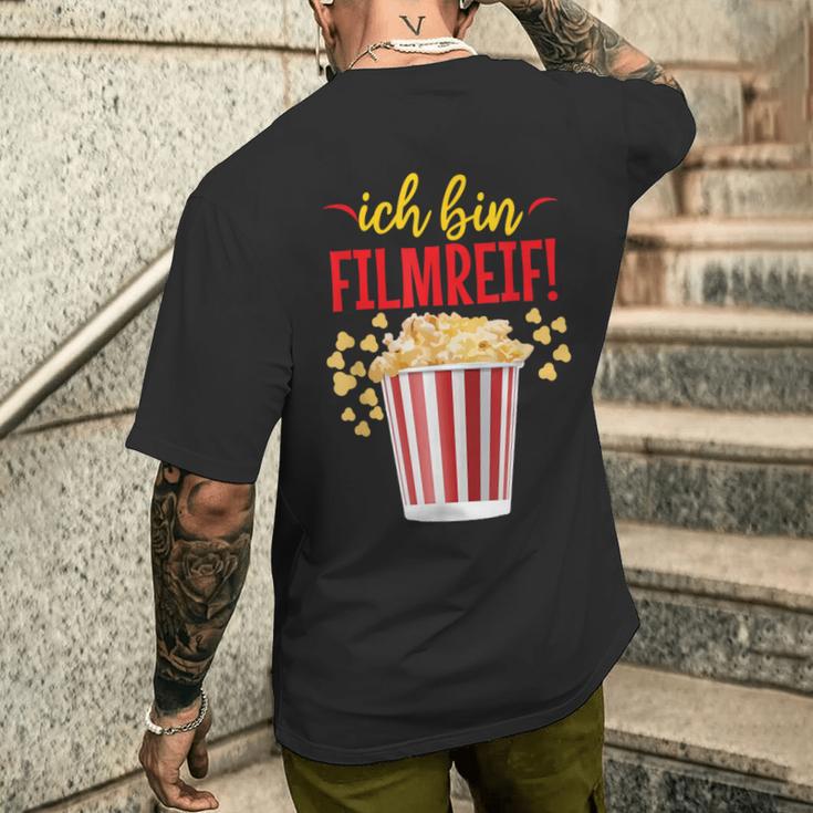 Carnival I Am Film Hoop Popcorn Fun T-Shirt mit Rückendruck Geschenke für Ihn