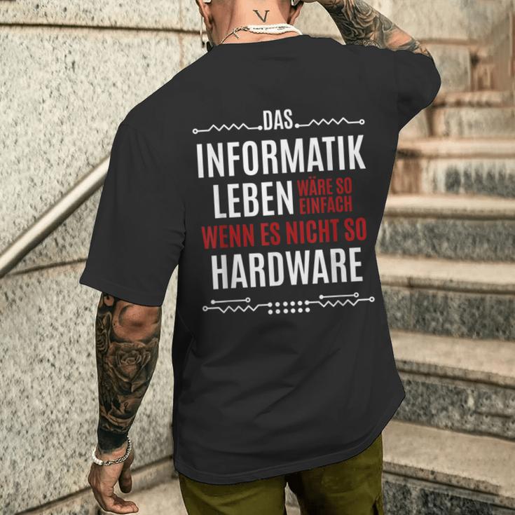 Das Informatik Leben Wäre So Einfach Saying T-Shirt mit Rückendruck Geschenke für Ihn