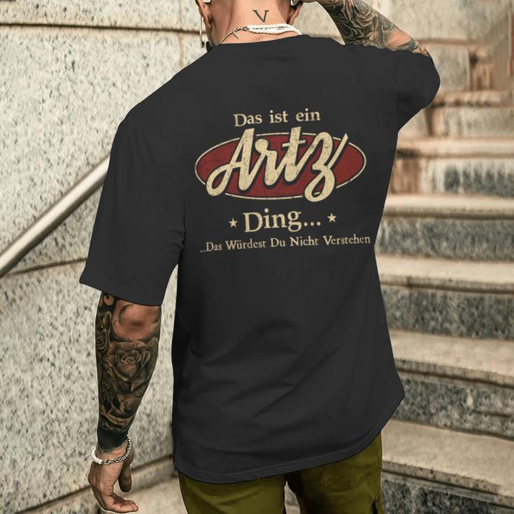 Das Ist Ein Artz Ding Das Würdest Du Nicht Verstehen Artz Name T-Shirt mit Rückendruck Geschenke für Ihn