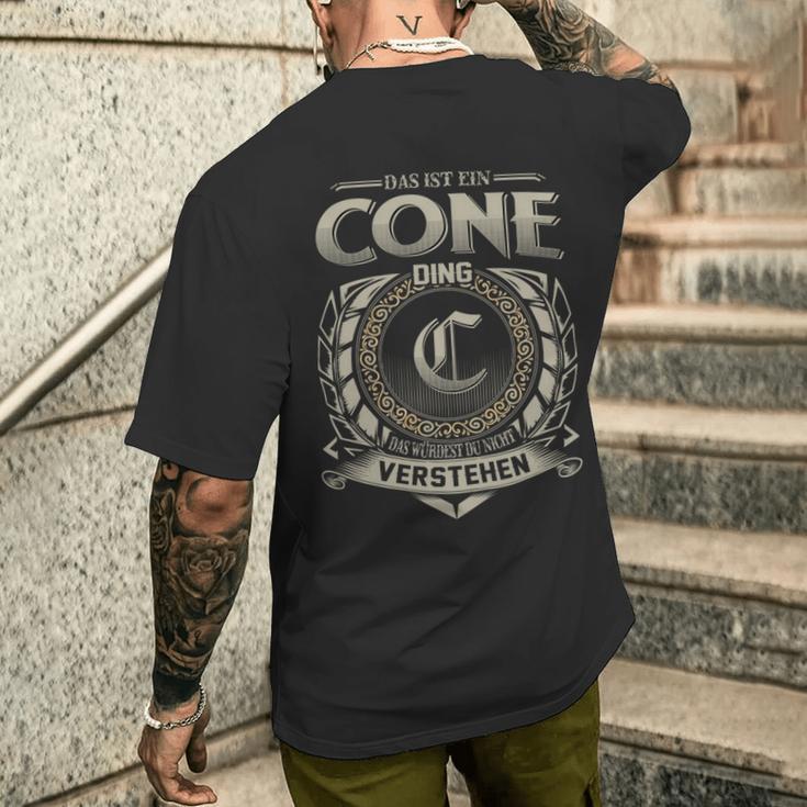 Das Ist Ein Cone Ding Cone Name T-Shirt mit Rückendruck Geschenke für Ihn