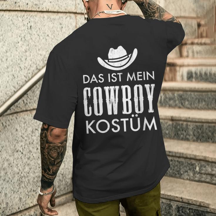 Das Ist Mein Cowboy Costume Carnival Party Saying T-Shirt mit Rückendruck Geschenke für Ihn