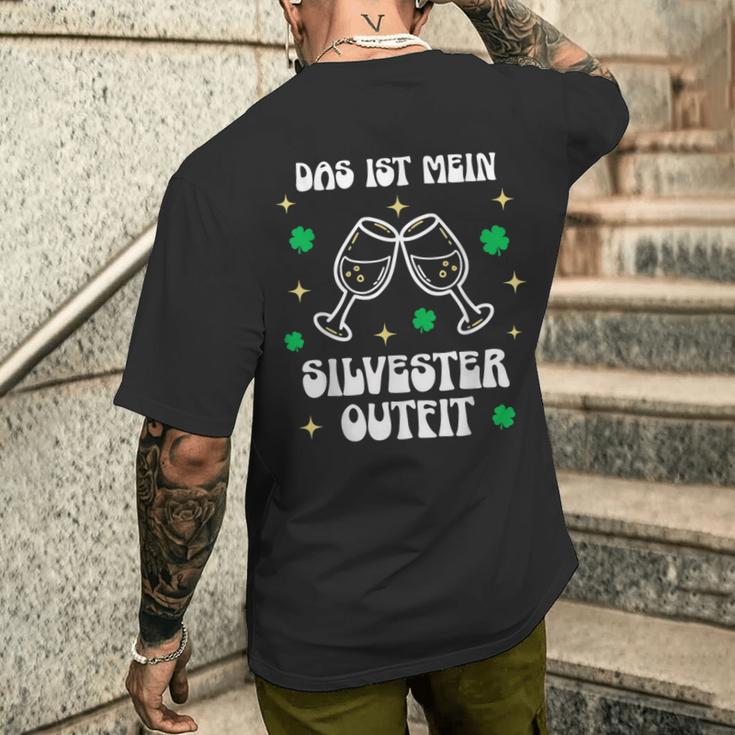 Das Ist Mein Silvester Outfit Party Outfits Silvesterfeier T-Shirt mit Rückendruck Geschenke für Ihn