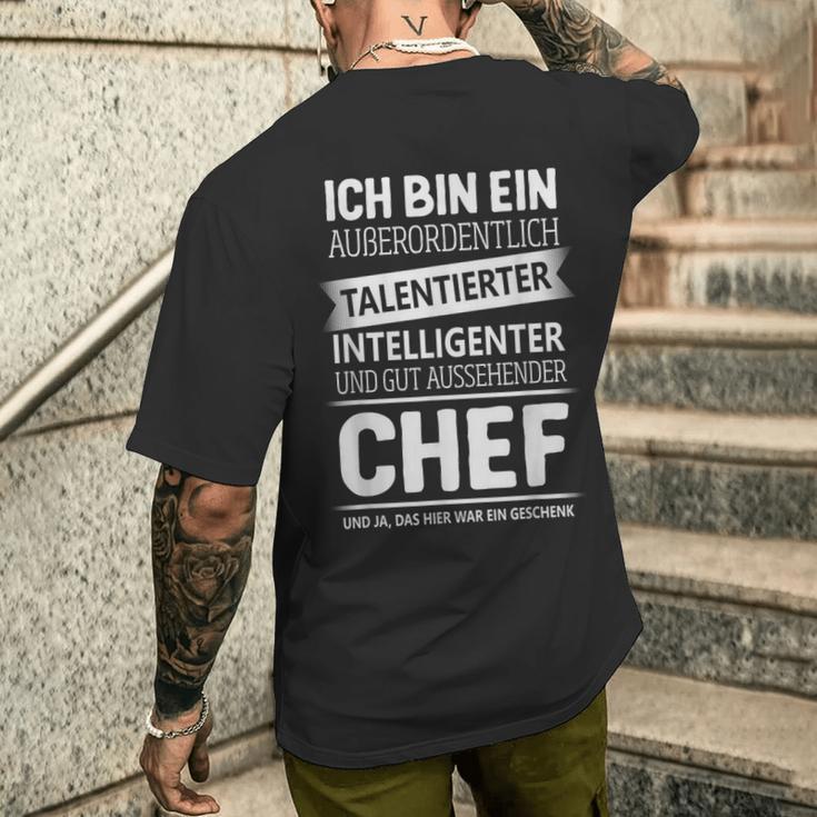 Department Manager Supervisor Boss T-Shirt mit Rückendruck Geschenke für Ihn