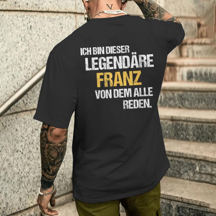 Der Legendäre Franz T-Shirt mit Rückendruck Geschenke für Ihn