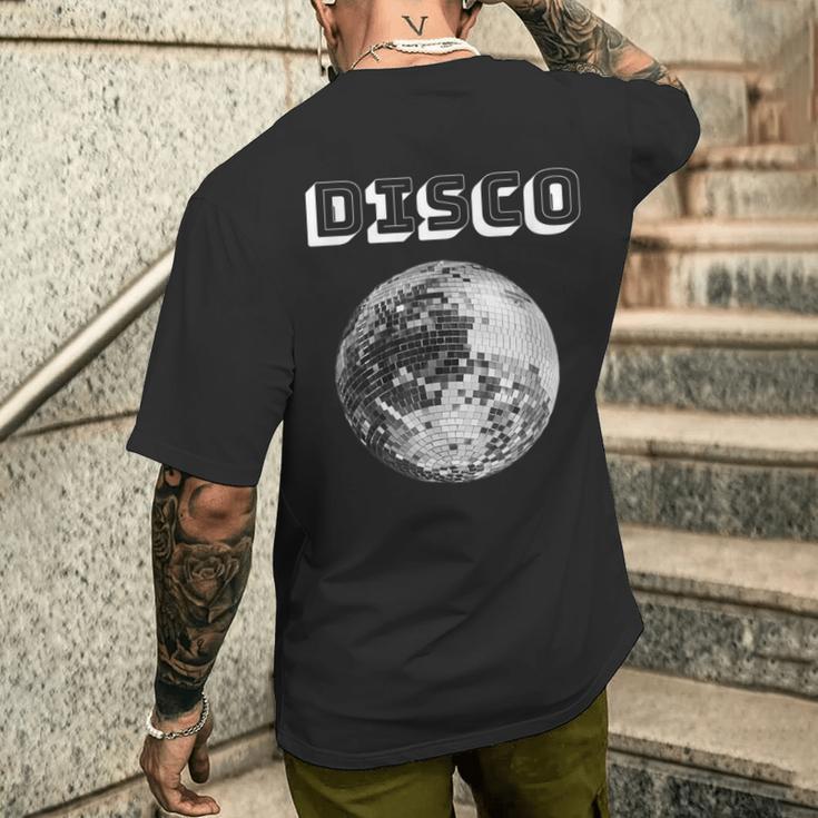 And Disco Ball Club Retro T-Shirt mit Rückendruck Geschenke für Ihn