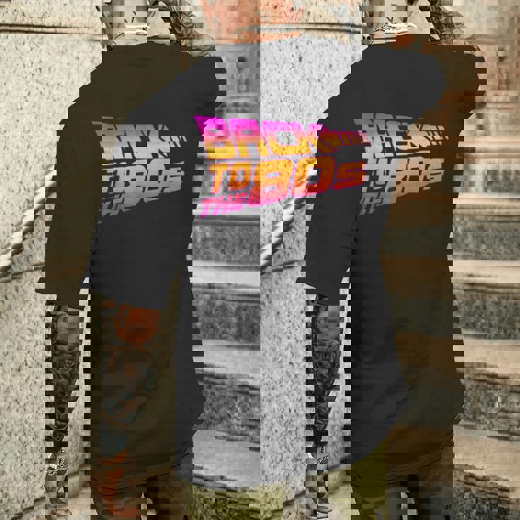 Disfraz De Regreso A Los 80 Disfraz Retro Fiesta De Camiseta Hombre Estampado Espalda Regalos para él