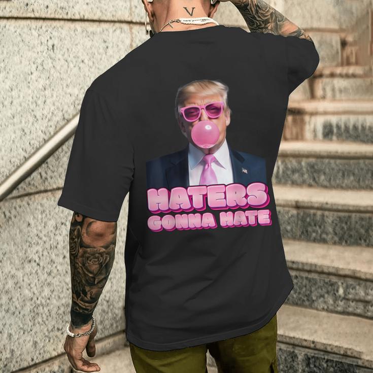 Donald Trump Bubble Gum T-Shirt mit Rückendruck Geschenke für Ihn