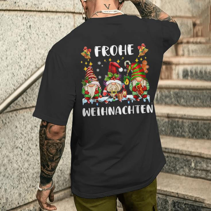 Drei Zwerge Passende Familie Frohe Weihnachten T-Shirt mit Rückendruck Geschenke für Ihn