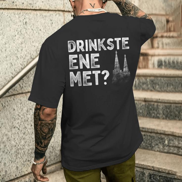 Drinkste Ene Met Kölsches Grundgesetz Carnival Cologne T-Shirt mit Rückendruck Geschenke für Ihn