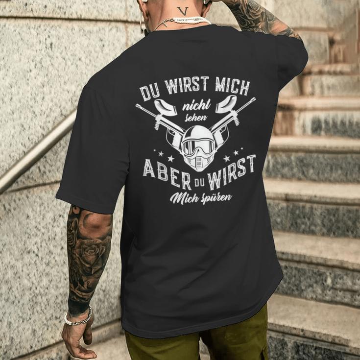 Du Wirst Mich Nicht Sehen Aber Du Wirst Mich Nicht Sehen Aber Du Wir T-Shirt mit Rückendruck Geschenke für Ihn