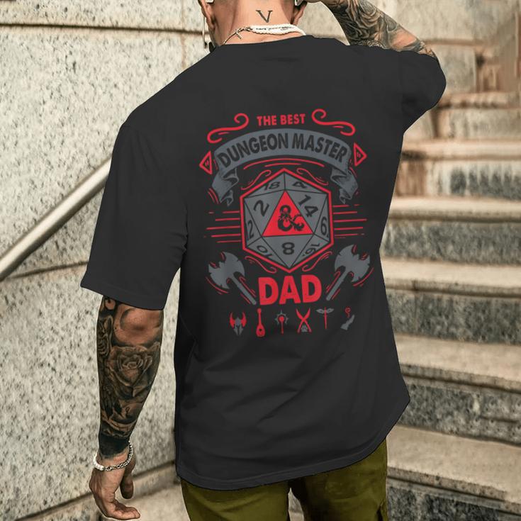 Dungeons & Dragons The Best Dungeon Master Dad Die Logo T-Shirt mit Rückendruck Geschenke für Ihn