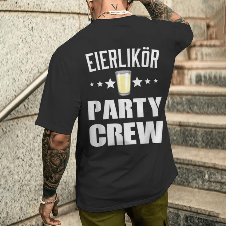 Egg Liqueur Party Crew Spring Party T-Shirt mit Rückendruck Geschenke für Ihn