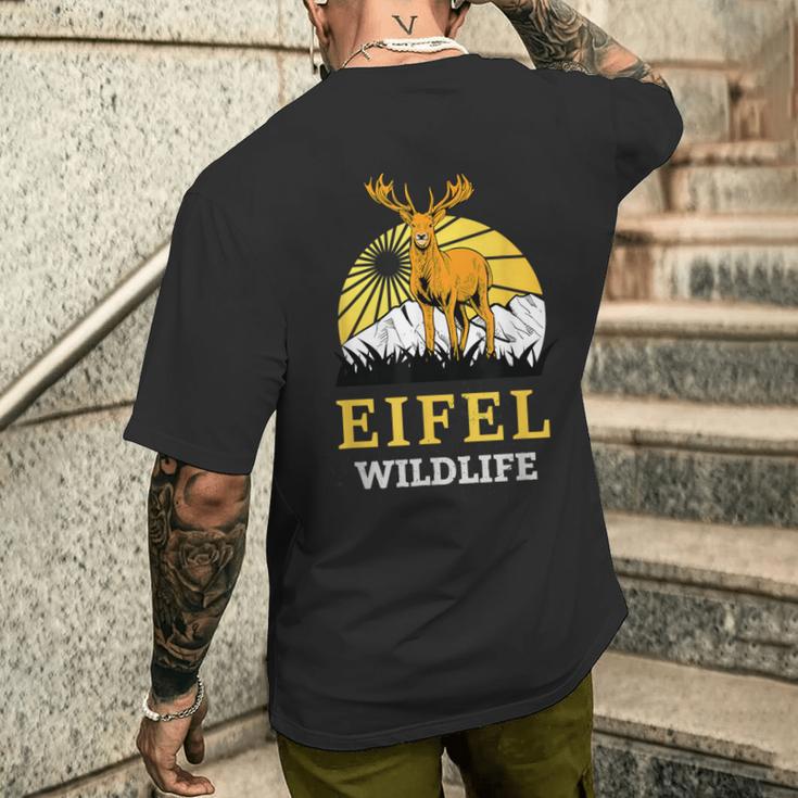 Eifel Wildlife Wild Eifel T-Shirt mit Rückendruck Geschenke für Ihn