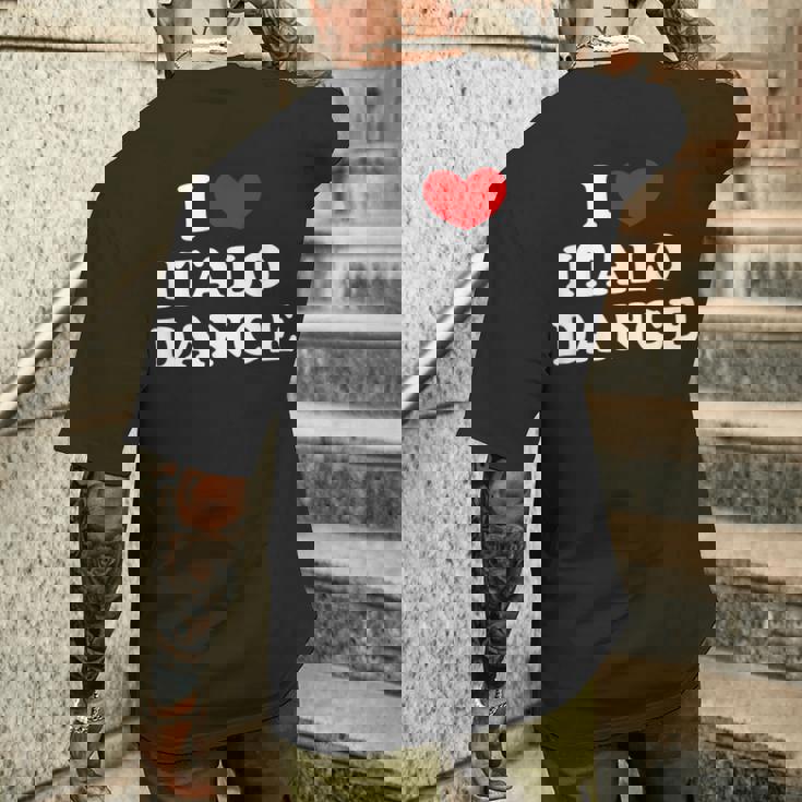 Me Encanta Italo Dance Me Encanta Italo Dance Camiseta Hombre Estampado Espalda Regalos para él