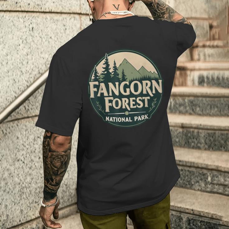 Fangorn Forest National Park Bookworms Saying T-Shirt mit Rückendruck Geschenke für Ihn