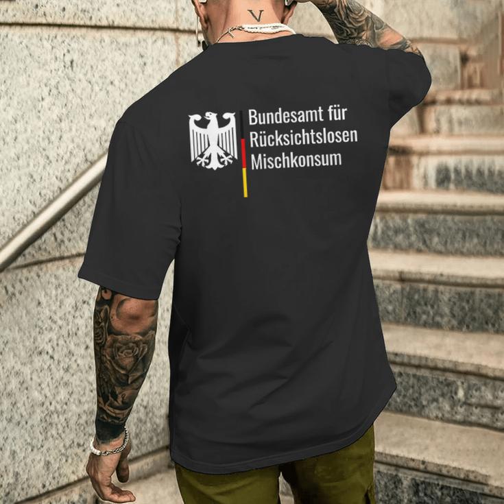 Federal Office For Ruthless Mixed Consumption T-Shirt mit Rückendruck Geschenke für Ihn