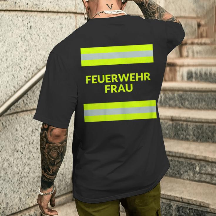 With Fire Brigade T-Shirt mit Rückendruck Geschenke für Ihn