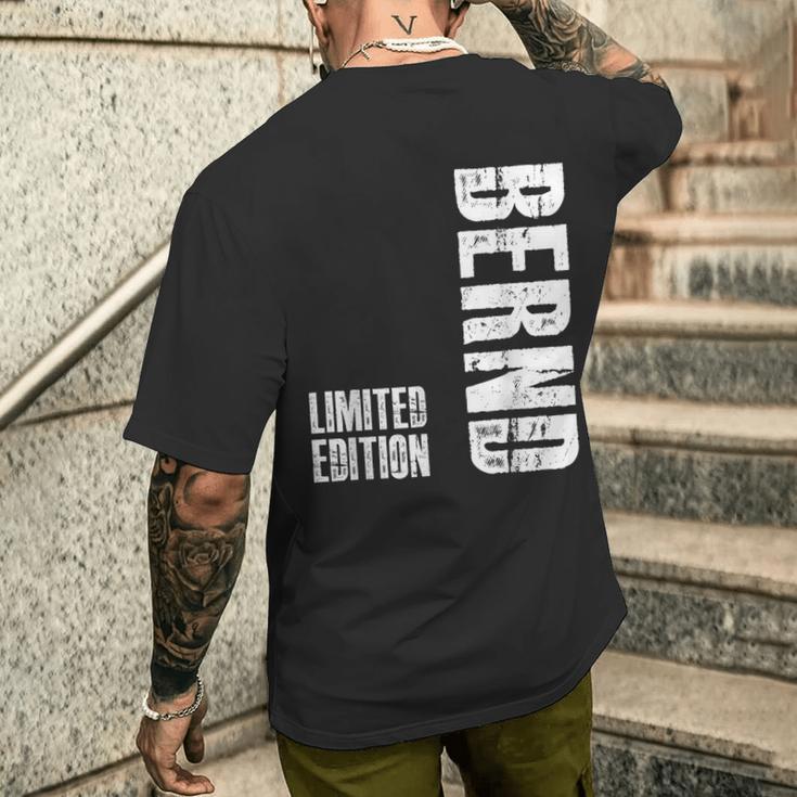 First Name Limited Edition Birthday For Bernd T-Shirt mit Rückendruck Geschenke für Ihn