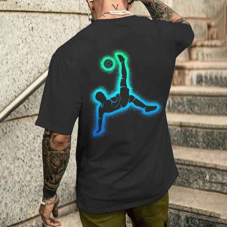 Football Children's Football Football Boys' T-Shirt mit Rückendruck Geschenke für Ihn