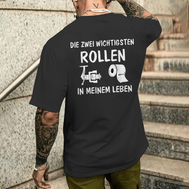 Angel Die Zwei Wichtigsten Rollen In Meinem Leben T-Shirt mit Rückendruck Geschenke für Ihn