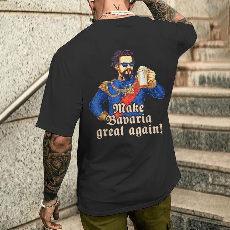 Make Bavaria Great Again Drinking S T-Shirt mit Rückendruck Geschenke für Ihn