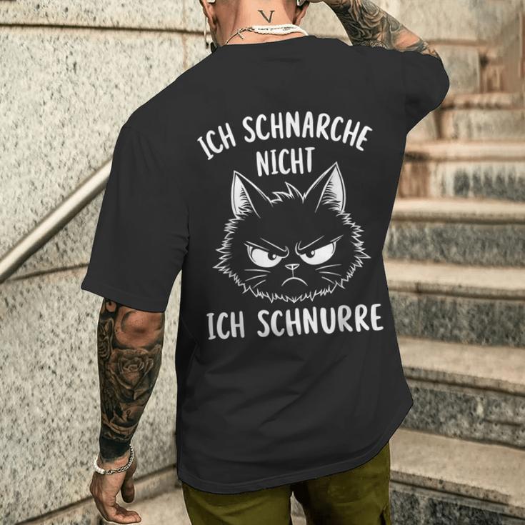 With Cat Motif T-Shirt mit Rückendruck Geschenke für Ihn