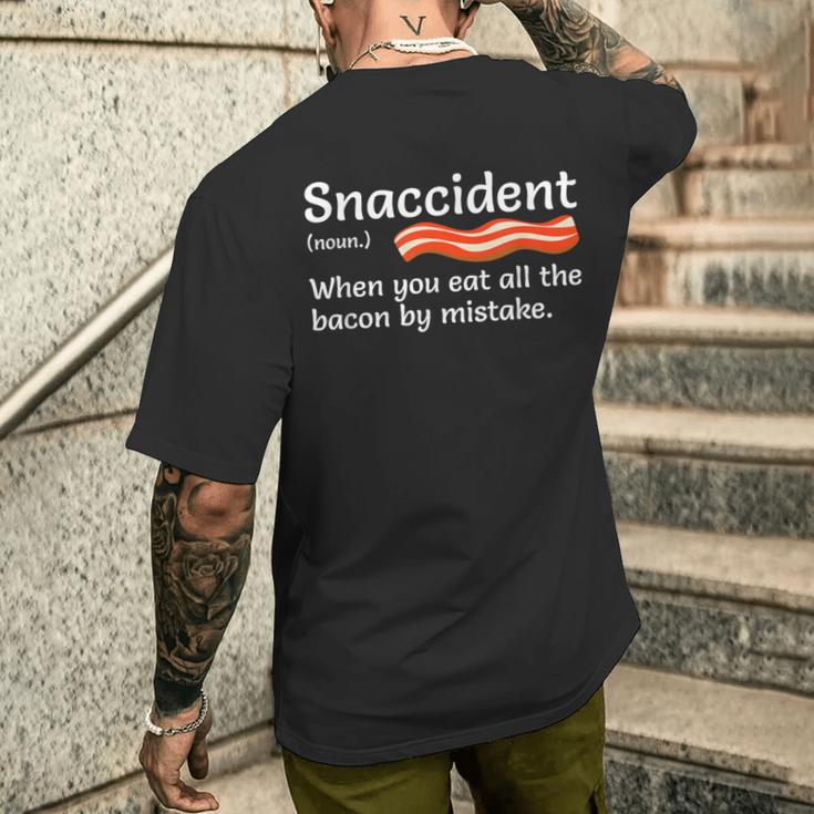 Good Bacon Snaccident Food From Accident T-Shirt mit Rückendruck Geschenke für Ihn